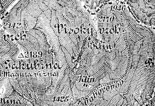 [Austriacka mapa specjalna 1:75 000, I wydanie 1879]