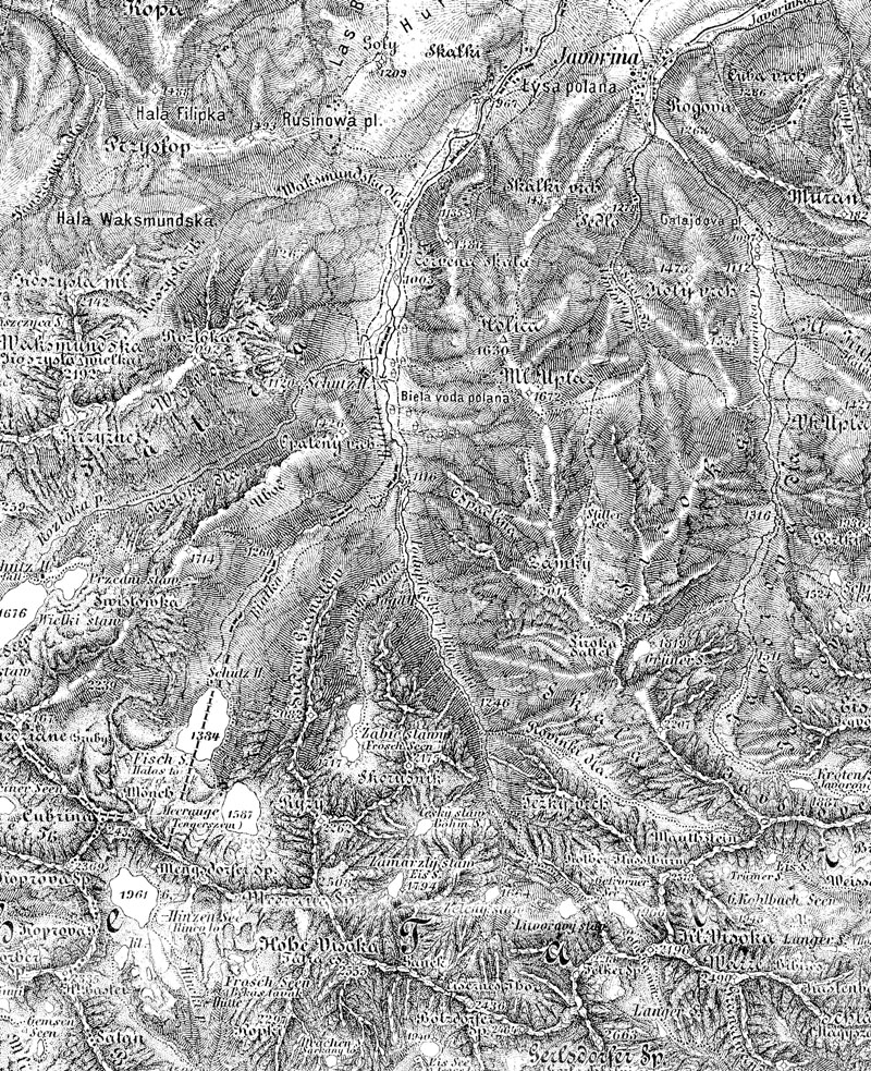 [Mapa wojskowa z r. 1881]